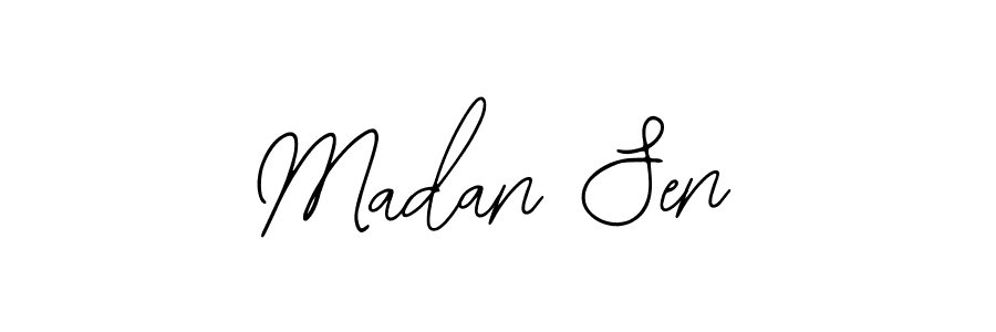 Also we have Madan Sen name is the best signature style. Create professional handwritten signature collection using Bearetta-2O07w autograph style. Madan Sen signature style 12 images and pictures png