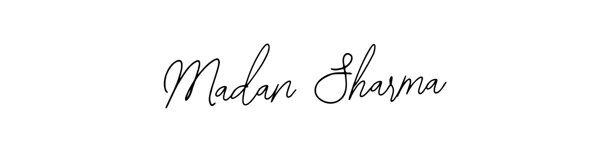 You should practise on your own different ways (Bearetta-2O07w) to write your name (Madan Sharma) in signature. don't let someone else do it for you. Madan Sharma signature style 12 images and pictures png