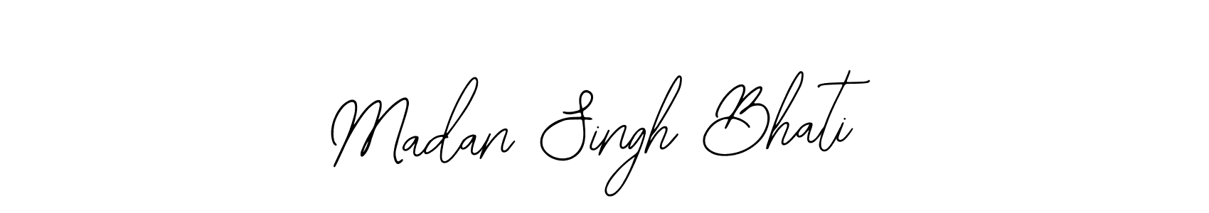 if you are searching for the best signature style for your name Madan Singh Bhati. so please give up your signature search. here we have designed multiple signature styles  using Bearetta-2O07w. Madan Singh Bhati signature style 12 images and pictures png