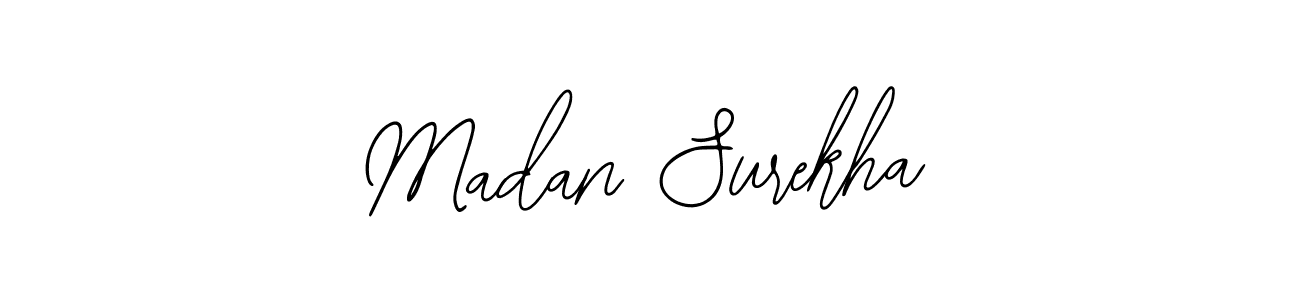 Design your own signature with our free online signature maker. With this signature software, you can create a handwritten (Bearetta-2O07w) signature for name Madan Surekha. Madan Surekha signature style 12 images and pictures png