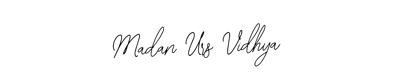 Make a beautiful signature design for name Madan Urs Vidhya. With this signature (Bearetta-2O07w) style, you can create a handwritten signature for free. Madan Urs Vidhya signature style 12 images and pictures png