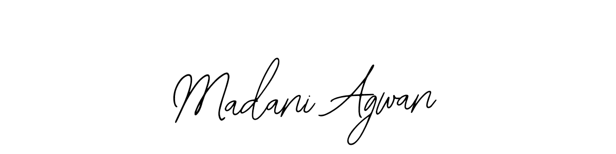 Make a beautiful signature design for name Madani Agwan. Use this online signature maker to create a handwritten signature for free. Madani Agwan signature style 12 images and pictures png