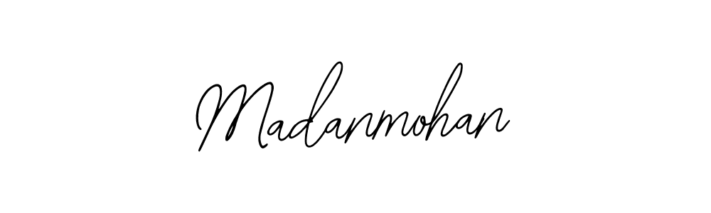 You should practise on your own different ways (Bearetta-2O07w) to write your name (Madanmohan) in signature. don't let someone else do it for you. Madanmohan signature style 12 images and pictures png
