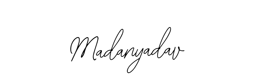 You should practise on your own different ways (Bearetta-2O07w) to write your name (Madanyadav) in signature. don't let someone else do it for you. Madanyadav signature style 12 images and pictures png