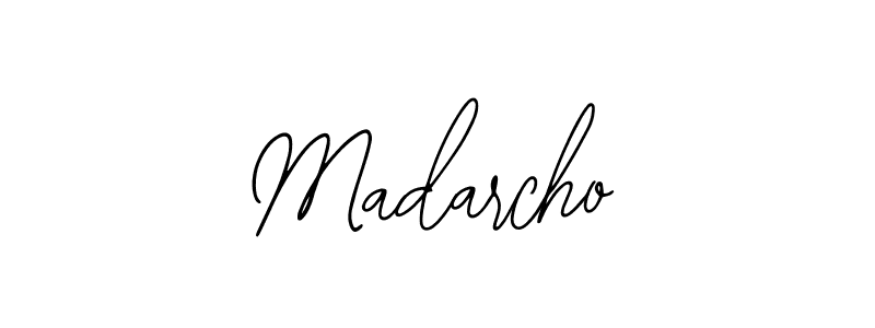 How to make Madarcho name signature. Use Bearetta-2O07w style for creating short signs online. This is the latest handwritten sign. Madarcho signature style 12 images and pictures png