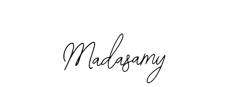 Use a signature maker to create a handwritten signature online. With this signature software, you can design (Bearetta-2O07w) your own signature for name Madasamy. Madasamy signature style 12 images and pictures png