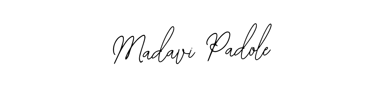 Use a signature maker to create a handwritten signature online. With this signature software, you can design (Bearetta-2O07w) your own signature for name Madavi Padole. Madavi Padole signature style 12 images and pictures png
