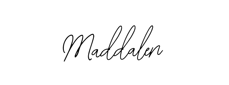 Make a beautiful signature design for name Maddalen. With this signature (Bearetta-2O07w) style, you can create a handwritten signature for free. Maddalen signature style 12 images and pictures png