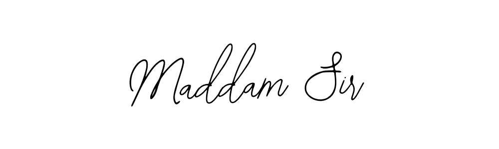 if you are searching for the best signature style for your name Maddam Sir. so please give up your signature search. here we have designed multiple signature styles  using Bearetta-2O07w. Maddam Sir signature style 12 images and pictures png