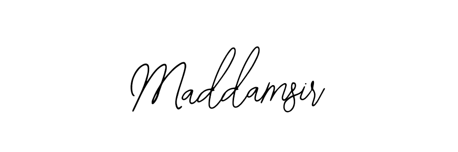 Make a beautiful signature design for name Maddamsir. With this signature (Bearetta-2O07w) style, you can create a handwritten signature for free. Maddamsir signature style 12 images and pictures png