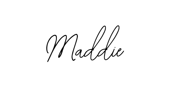 Use a signature maker to create a handwritten signature online. With this signature software, you can design (Bearetta-2O07w) your own signature for name Maddie. Maddie signature style 12 images and pictures png
