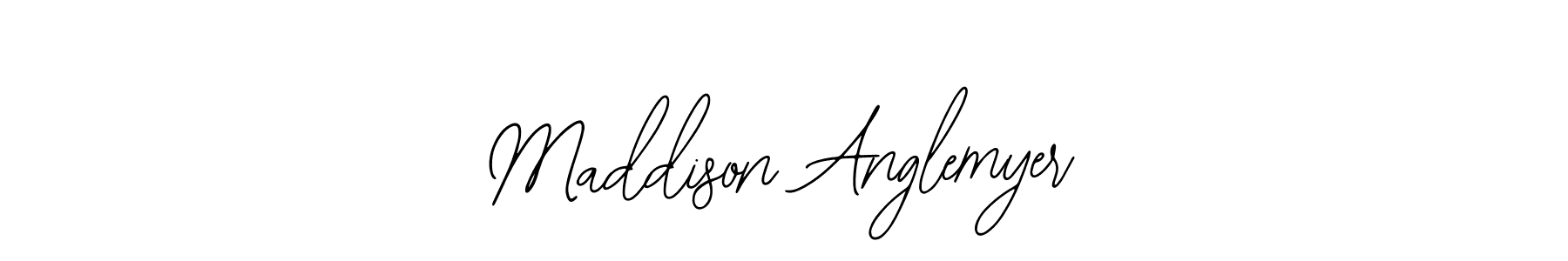 How to make Maddison Anglemyer name signature. Use Bearetta-2O07w style for creating short signs online. This is the latest handwritten sign. Maddison Anglemyer signature style 12 images and pictures png