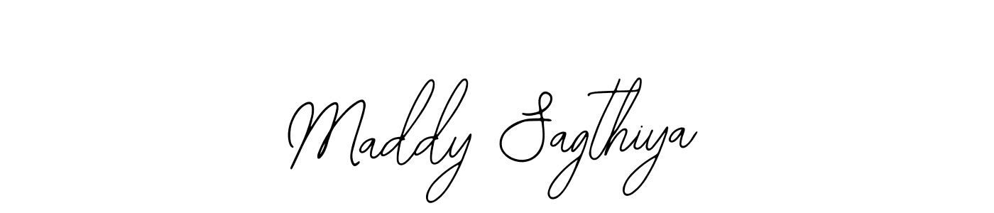 You should practise on your own different ways (Bearetta-2O07w) to write your name (Maddy Sagthiya) in signature. don't let someone else do it for you. Maddy Sagthiya signature style 12 images and pictures png