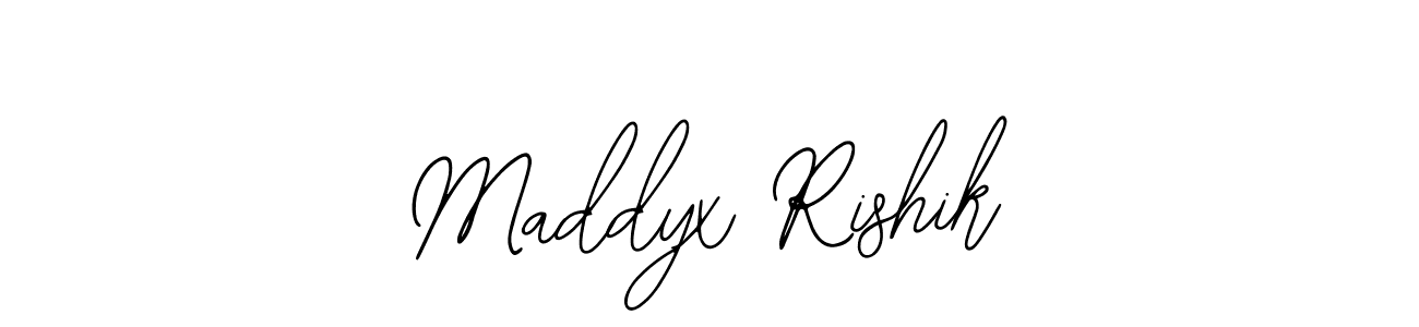 How to make Maddyx Rishik signature? Bearetta-2O07w is a professional autograph style. Create handwritten signature for Maddyx Rishik name. Maddyx Rishik signature style 12 images and pictures png