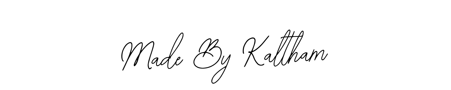 Use a signature maker to create a handwritten signature online. With this signature software, you can design (Bearetta-2O07w) your own signature for name Made By Kaltham. Made By Kaltham signature style 12 images and pictures png