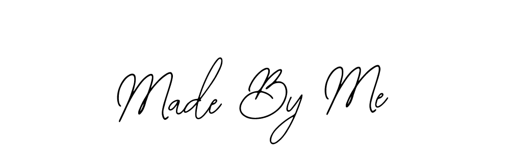 Use a signature maker to create a handwritten signature online. With this signature software, you can design (Bearetta-2O07w) your own signature for name Made By Me. Made By Me signature style 12 images and pictures png