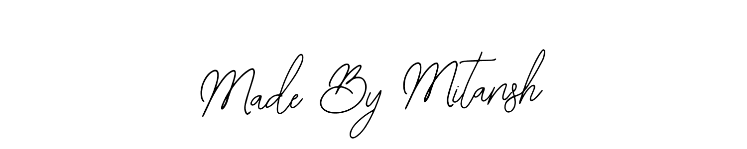 See photos of Made By Mitansh official signature by Spectra . Check more albums & portfolios. Read reviews & check more about Bearetta-2O07w font. Made By Mitansh signature style 12 images and pictures png