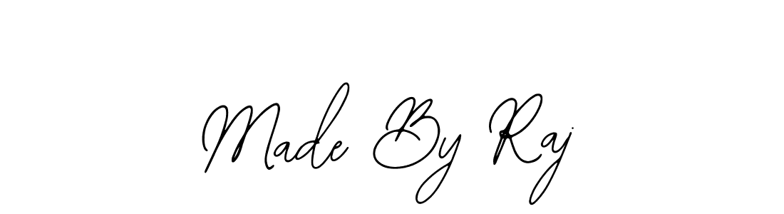 The best way (Bearetta-2O07w) to make a short signature is to pick only two or three words in your name. The name Made By Raj include a total of six letters. For converting this name. Made By Raj signature style 12 images and pictures png