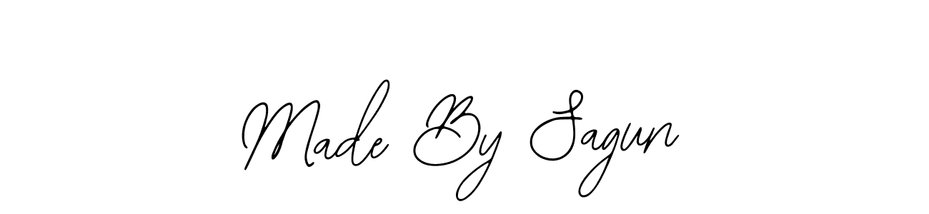 Use a signature maker to create a handwritten signature online. With this signature software, you can design (Bearetta-2O07w) your own signature for name Made By Sagun. Made By Sagun signature style 12 images and pictures png