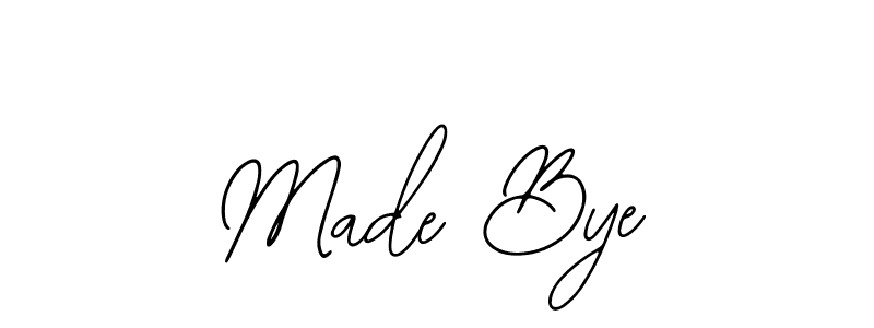 How to make Made Bye signature? Bearetta-2O07w is a professional autograph style. Create handwritten signature for Made Bye name. Made Bye signature style 12 images and pictures png