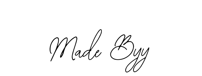 Best and Professional Signature Style for Made Byy. Bearetta-2O07w Best Signature Style Collection. Made Byy signature style 12 images and pictures png