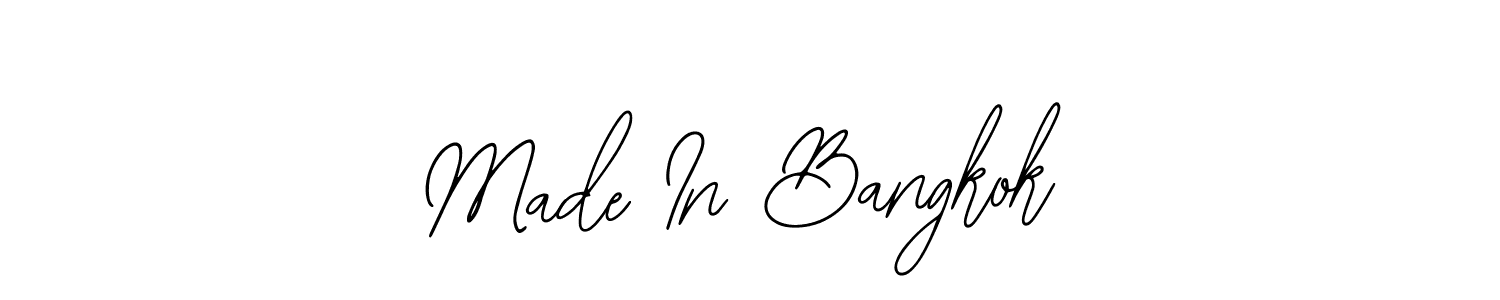 See photos of Made In Bangkok official signature by Spectra . Check more albums & portfolios. Read reviews & check more about Bearetta-2O07w font. Made In Bangkok signature style 12 images and pictures png