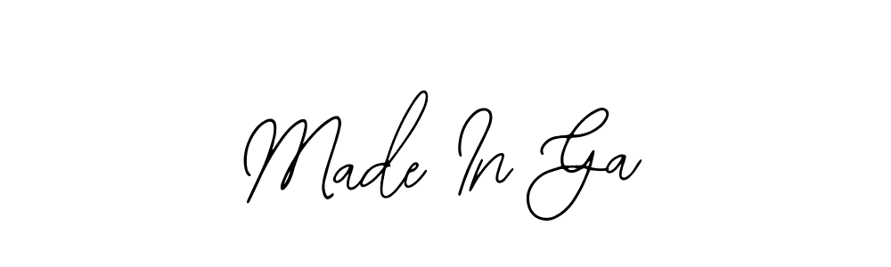 Also we have Made In Ga name is the best signature style. Create professional handwritten signature collection using Bearetta-2O07w autograph style. Made In Ga signature style 12 images and pictures png
