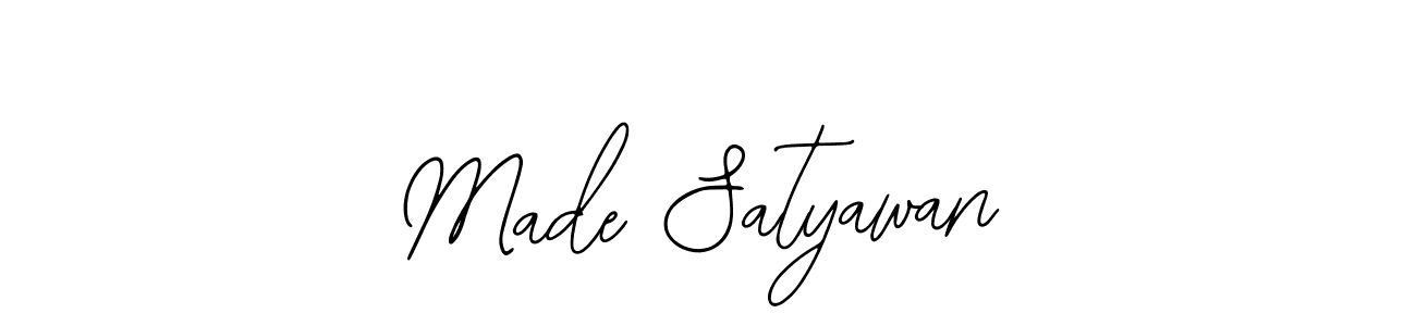 You should practise on your own different ways (Bearetta-2O07w) to write your name (Made Satyawan) in signature. don't let someone else do it for you. Made Satyawan signature style 12 images and pictures png