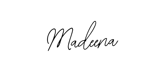 Create a beautiful signature design for name Madeena. With this signature (Bearetta-2O07w) fonts, you can make a handwritten signature for free. Madeena signature style 12 images and pictures png