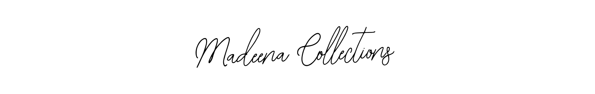 How to make Madeena Collections name signature. Use Bearetta-2O07w style for creating short signs online. This is the latest handwritten sign. Madeena Collections signature style 12 images and pictures png