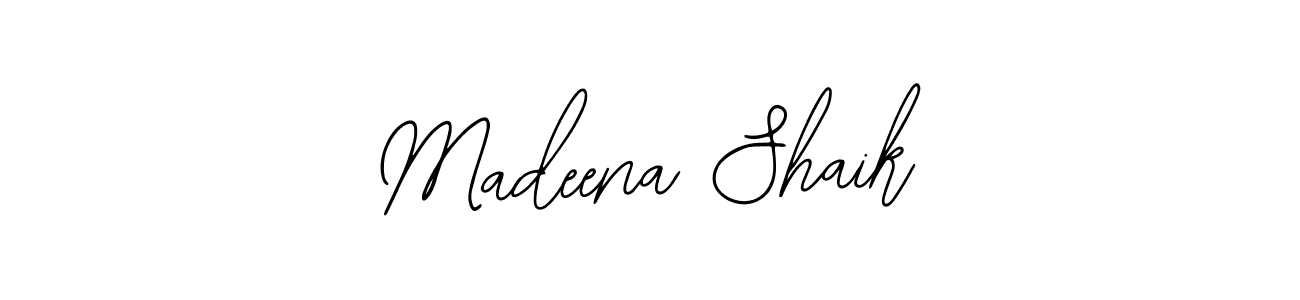 Design your own signature with our free online signature maker. With this signature software, you can create a handwritten (Bearetta-2O07w) signature for name Madeena Shaik. Madeena Shaik signature style 12 images and pictures png
