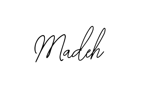Make a beautiful signature design for name Madeh. Use this online signature maker to create a handwritten signature for free. Madeh signature style 12 images and pictures png