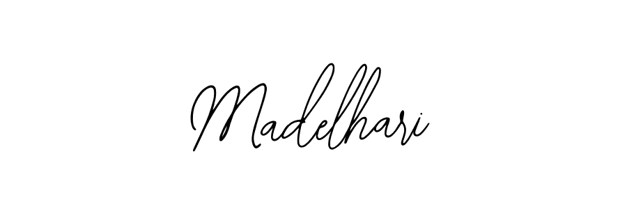 How to make Madelhari name signature. Use Bearetta-2O07w style for creating short signs online. This is the latest handwritten sign. Madelhari signature style 12 images and pictures png