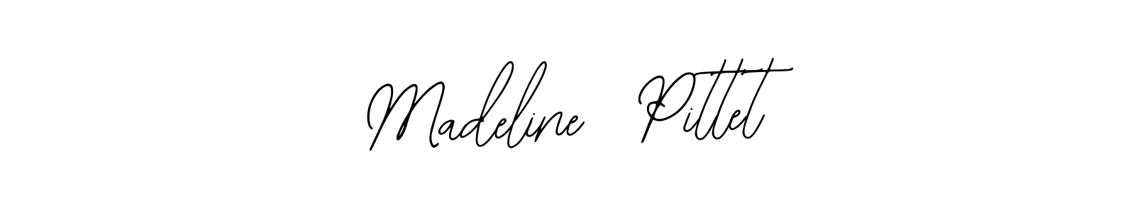 Bearetta-2O07w is a professional signature style that is perfect for those who want to add a touch of class to their signature. It is also a great choice for those who want to make their signature more unique. Get Madeline  Pittet name to fancy signature for free. Madeline  Pittet signature style 12 images and pictures png