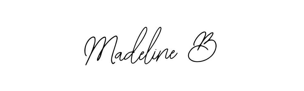 Also You can easily find your signature by using the search form. We will create Madeline B name handwritten signature images for you free of cost using Bearetta-2O07w sign style. Madeline B signature style 12 images and pictures png