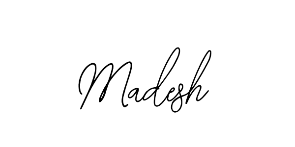 Madesh stylish signature style. Best Handwritten Sign (Bearetta-2O07w) for my name. Handwritten Signature Collection Ideas for my name Madesh. Madesh signature style 12 images and pictures png