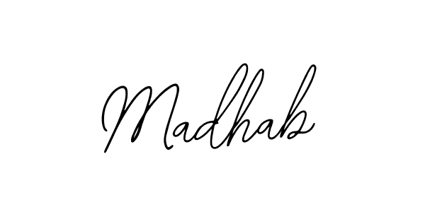 How to make Madhab name signature. Use Bearetta-2O07w style for creating short signs online. This is the latest handwritten sign. Madhab signature style 12 images and pictures png