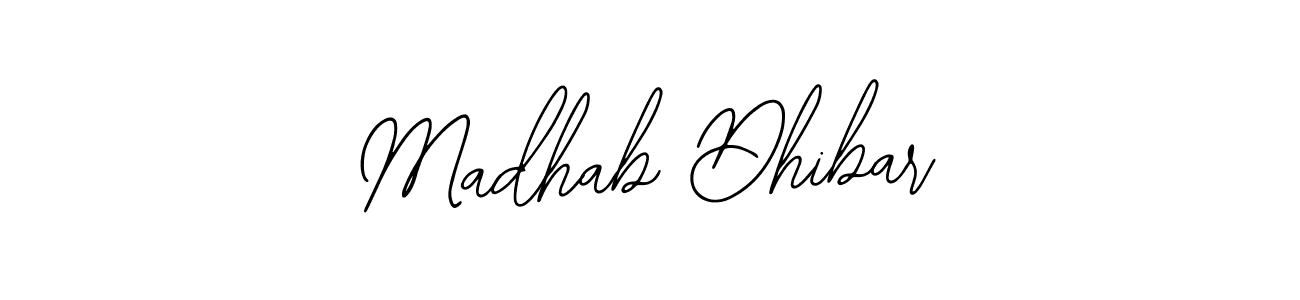 Bearetta-2O07w is a professional signature style that is perfect for those who want to add a touch of class to their signature. It is also a great choice for those who want to make their signature more unique. Get Madhab Dhibar name to fancy signature for free. Madhab Dhibar signature style 12 images and pictures png