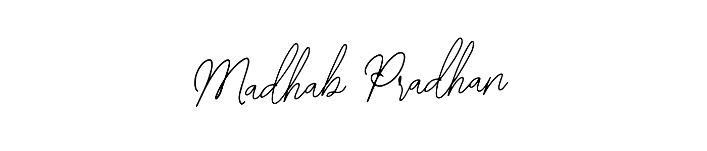 You should practise on your own different ways (Bearetta-2O07w) to write your name (Madhab Pradhan) in signature. don't let someone else do it for you. Madhab Pradhan signature style 12 images and pictures png