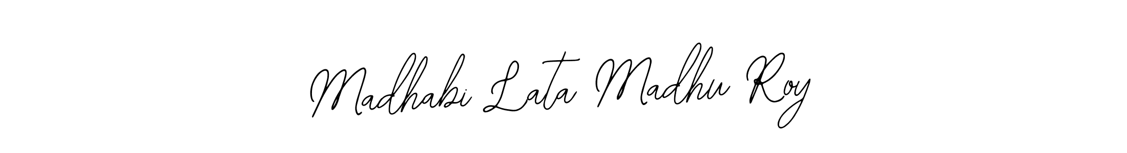 You should practise on your own different ways (Bearetta-2O07w) to write your name (Madhabi Lata Madhu Roy) in signature. don't let someone else do it for you. Madhabi Lata Madhu Roy signature style 12 images and pictures png
