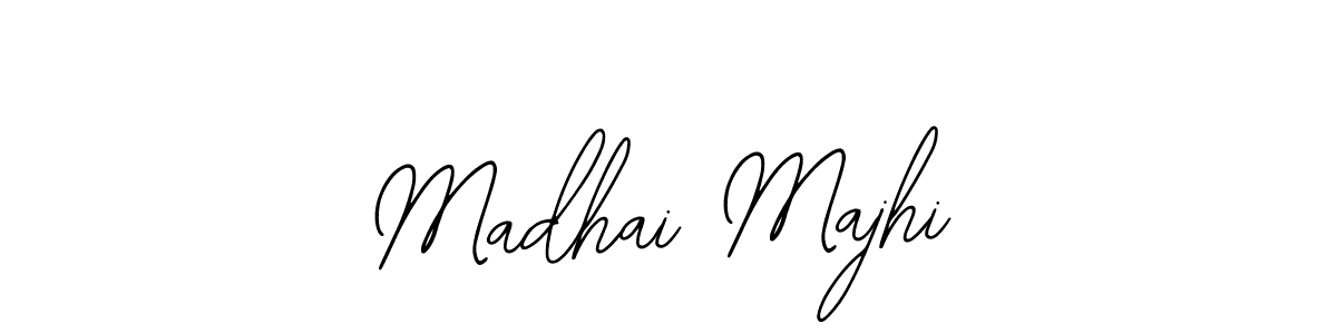 You should practise on your own different ways (Bearetta-2O07w) to write your name (Madhai Majhi) in signature. don't let someone else do it for you. Madhai Majhi signature style 12 images and pictures png