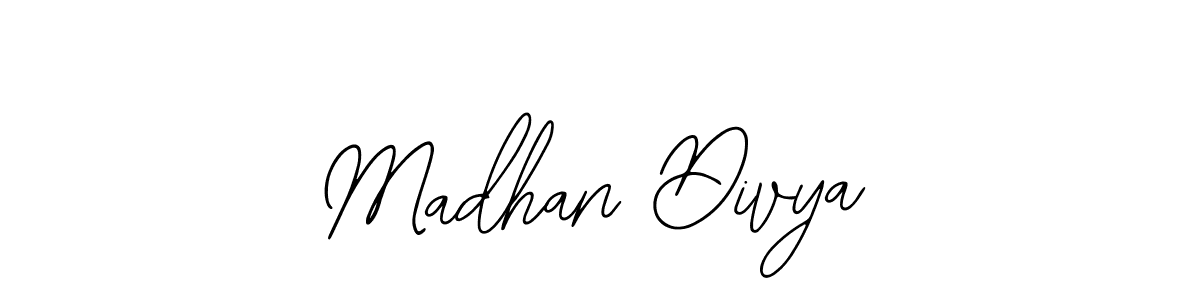 Make a beautiful signature design for name Madhan Divya. Use this online signature maker to create a handwritten signature for free. Madhan Divya signature style 12 images and pictures png