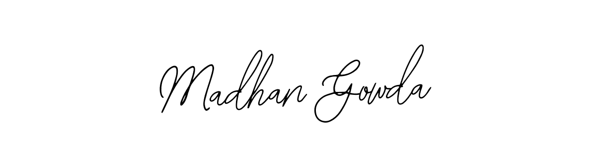 Madhan Gowda stylish signature style. Best Handwritten Sign (Bearetta-2O07w) for my name. Handwritten Signature Collection Ideas for my name Madhan Gowda. Madhan Gowda signature style 12 images and pictures png