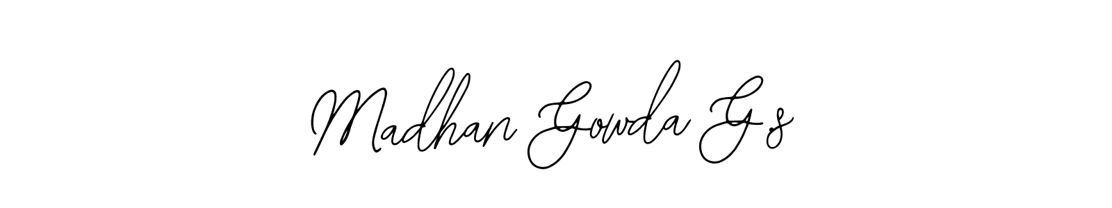 How to Draw Madhan Gowda G.s signature style? Bearetta-2O07w is a latest design signature styles for name Madhan Gowda G.s. Madhan Gowda G.s signature style 12 images and pictures png