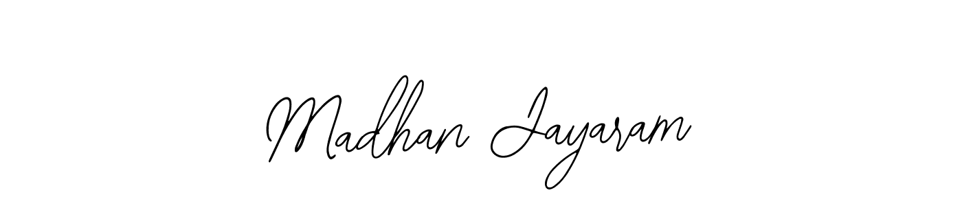 Similarly Bearetta-2O07w is the best handwritten signature design. Signature creator online .You can use it as an online autograph creator for name Madhan Jayaram. Madhan Jayaram signature style 12 images and pictures png