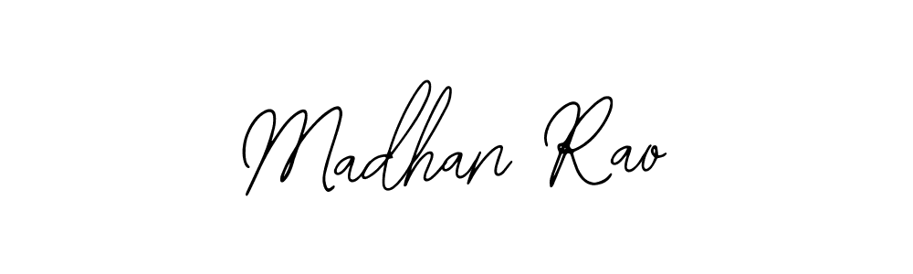 The best way (Bearetta-2O07w) to make a short signature is to pick only two or three words in your name. The name Madhan Rao include a total of six letters. For converting this name. Madhan Rao signature style 12 images and pictures png