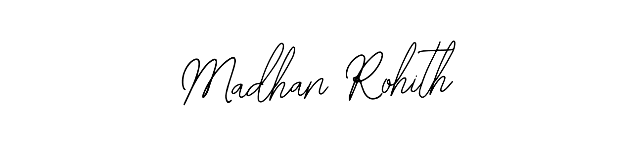 Design your own signature with our free online signature maker. With this signature software, you can create a handwritten (Bearetta-2O07w) signature for name Madhan Rohith. Madhan Rohith signature style 12 images and pictures png