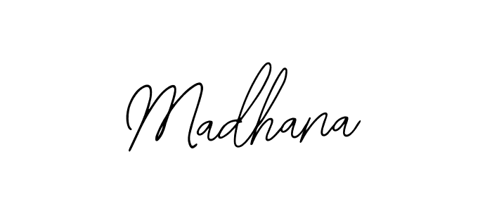 How to make Madhana name signature. Use Bearetta-2O07w style for creating short signs online. This is the latest handwritten sign. Madhana signature style 12 images and pictures png