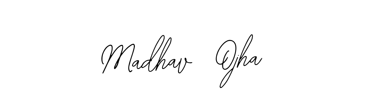 You can use this online signature creator to create a handwritten signature for the name Madhav  Ojha. This is the best online autograph maker. Madhav  Ojha signature style 12 images and pictures png