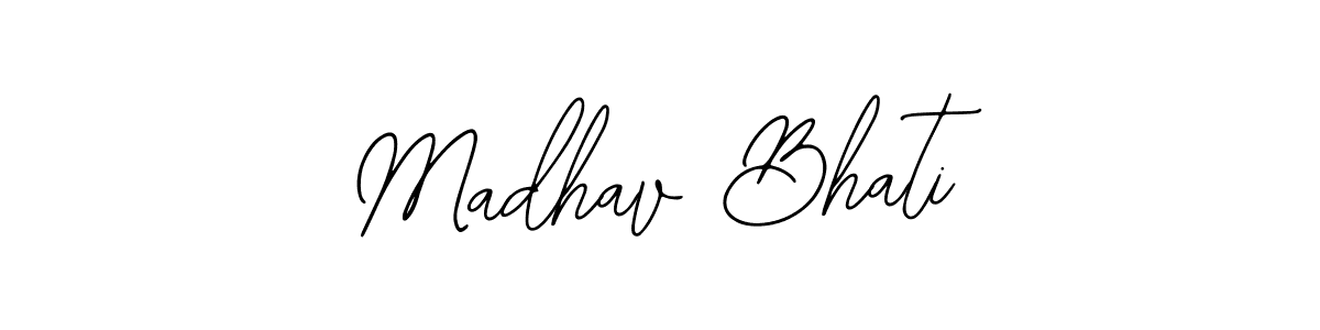 if you are searching for the best signature style for your name Madhav Bhati. so please give up your signature search. here we have designed multiple signature styles  using Bearetta-2O07w. Madhav Bhati signature style 12 images and pictures png